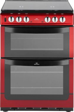 New World 601DFDOL Double Dual Fuel Cooker-Red.
